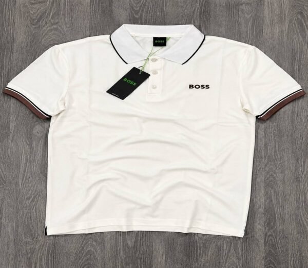 Polo Boss Blanco