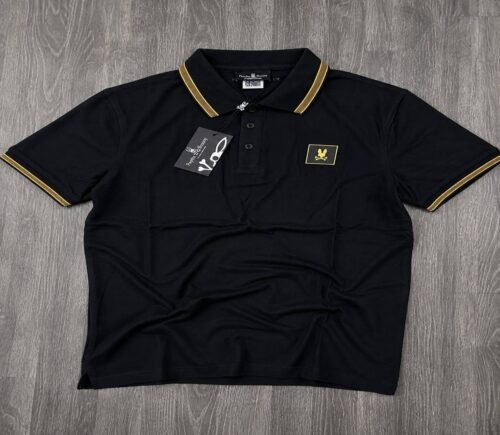 Polo Psycho Bunny Negra